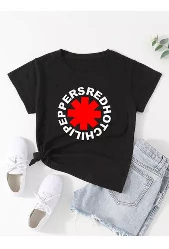 Camisa Feminina Babylook Red Hot Chilli Peppers Promo O Parcelamento Sem Juros