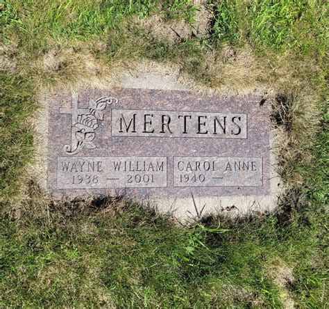 Wayne William Mertens 1938 2001 Memorial Find A Grave