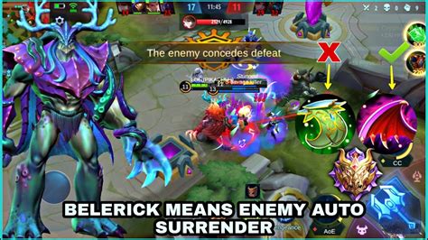 Belerick Best Build Top Global Belerick Build Mobile Legends