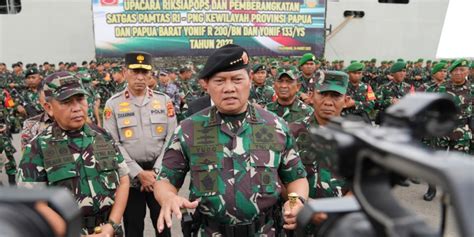 Lepas 850 Prajurit Ke Papua Ini Pesan Panglima TNI