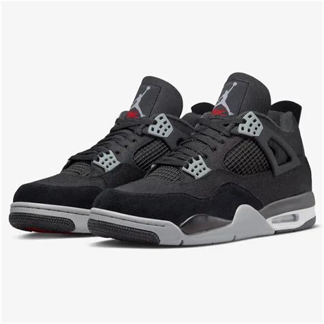 Air Jordan 4 Se Black Canvas