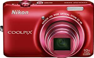 Amazon Nikon Digital Camera Coolpix S Red S Rd Point And