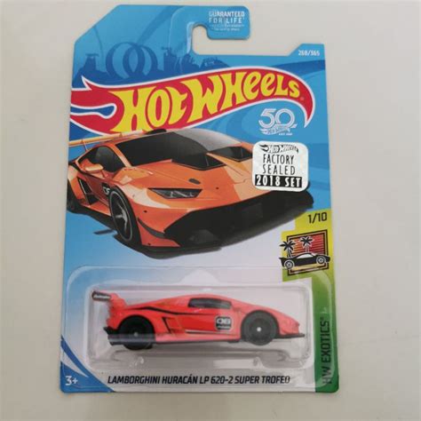 Hot Wheels Lamborghini Huracan Lp Super Trofeo Orange Green