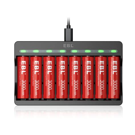 Lot EBL 1 5V AA AAA Batteries Rechargeable Li Ion 3000mwh 1 5 V AAA AA