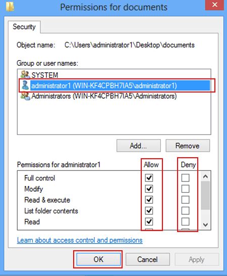 How To Change Folder Permissions