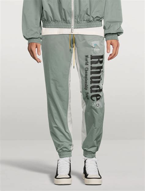 Rhude Senna Flight Track Pants Holt Renfrew