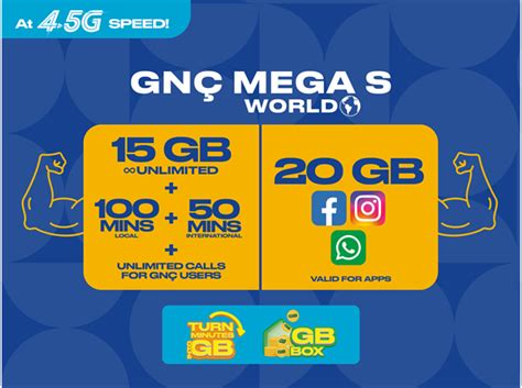 Gn Mega World S Prepaid Package Paket Detay Kuzey Kibris Turkcell