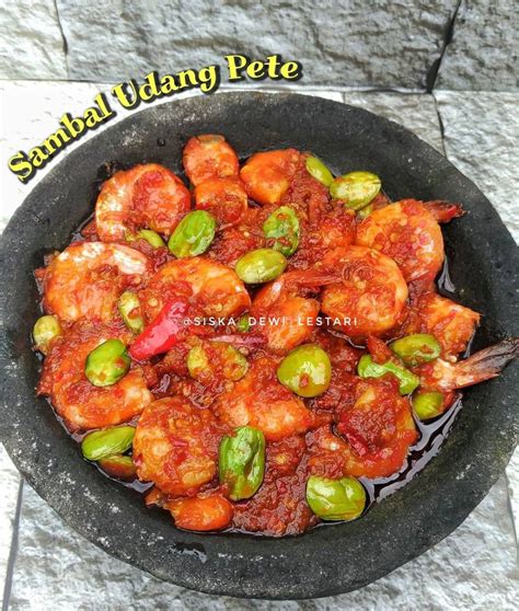 Resep Sambal Udang Pete Enak Pedas Dan Menggugah Selera