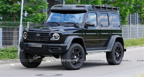 Mercedes Amg G Class X Spied Undisguised Looks Every Bit As