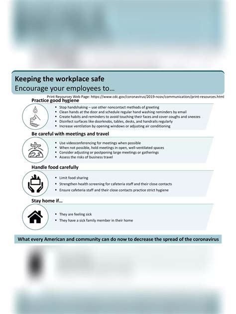 Coronavirus Keeping Workplace Safe Guide PDF - InstaPDF