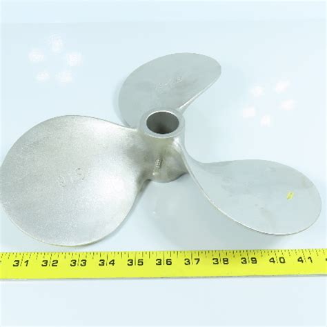 X Stainless Steel Blade Left Hand Mixing Propeller