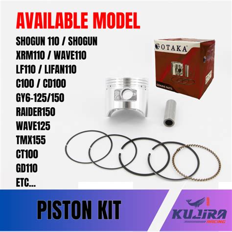 Otaka Piston Set Motorcycle Piston Kit Standard Size For Lf Lifan