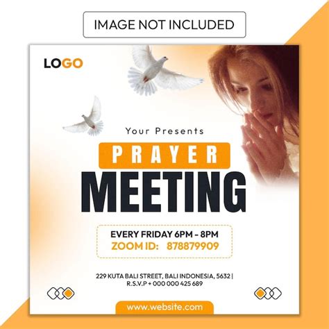 A Poster For Prayer Is Displayed On A White Background Premium Ai