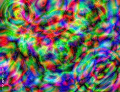 Colorful psychedelic background. Illustration Stock Photo | Adobe Stock