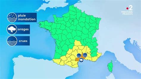 Météo le Gard et l Hérault placés en vigilance orange