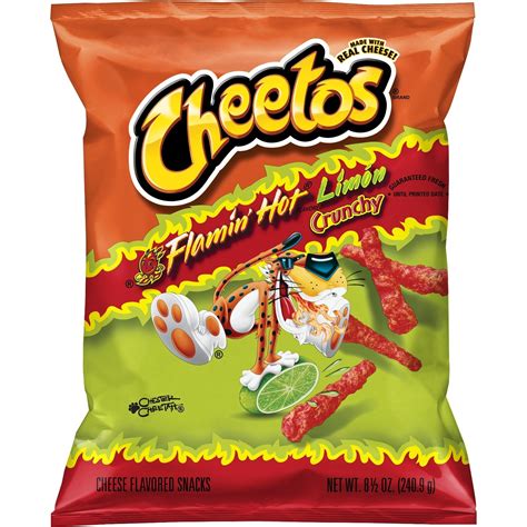 Cheetos Crunchy Flamin Hot Limu N Cheese Flavored Snacks Oz Auburn Opelika