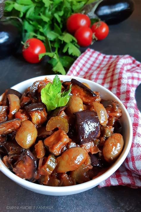 Caponata Di Melanzane Siciliana Ricetta Originale Della Nonna