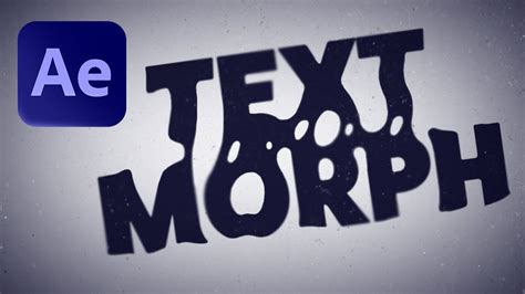 Ultimate Text Morph Animation In After Effects Youtube