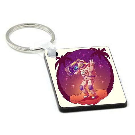 Square Sublimation Keychain