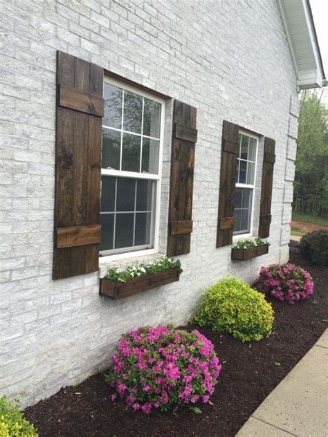 Cool Shutters Custom Shutters Board And Batten Shutter Farmhouse