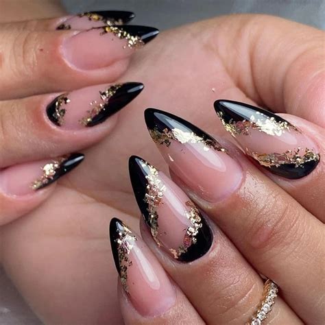 Black And Gold Gel Nails Informacionpublica Svet Gob Gt