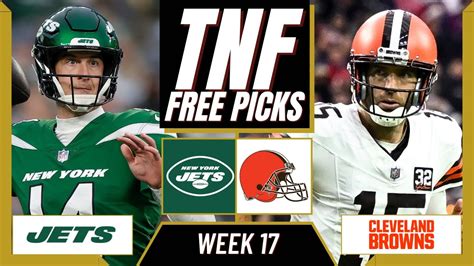 Thursday Night Football Picks Nfl Week Jets Vs Browns Tnf