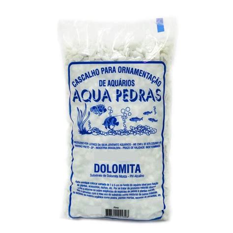 Substrato Para Aquários Dolomita Nº0 1 Kg Aqua Pedras