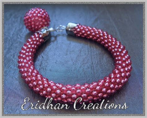 Eridhan Creations Beading Tutorials Bezelled Octagon And A Beaded