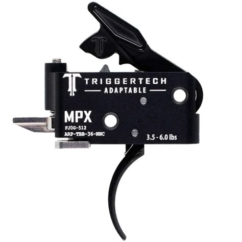 Triggertech Sig Sauer Mpx Two Stage Adaptable Curved Black 35 60 Lbs