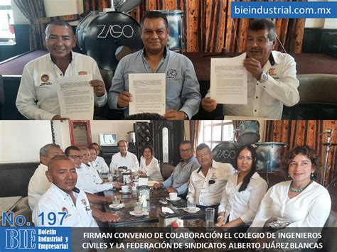 FIRMAN CONVENIO DE COLABORACIÓN EL COLEGIO DE INGENIEROS CIVILES Y LA