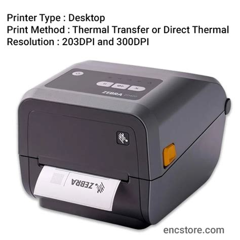 Zebra ZD420 Thermal Transfer 4 Inch Desktop Printer