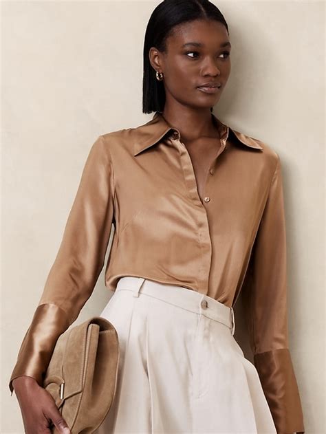 Bliss Silk Shirt Banana Republic