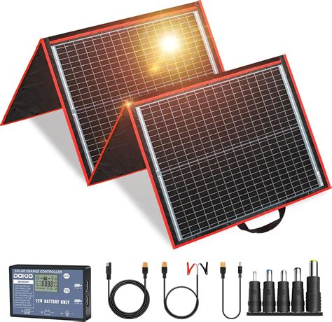 DOKIO 160W 18V Solar Panel Kit Monocrystalline Portable Flexible