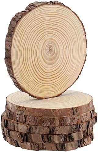 Amazon Joyavo Natural Wood Slices 4 Pcs 6 7 Inches Craft Wood Kit