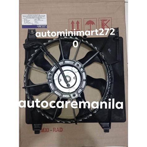 Auxillary Fan Motor Assy Hyundai Eon 25380 4n000 Hanon System Shopee