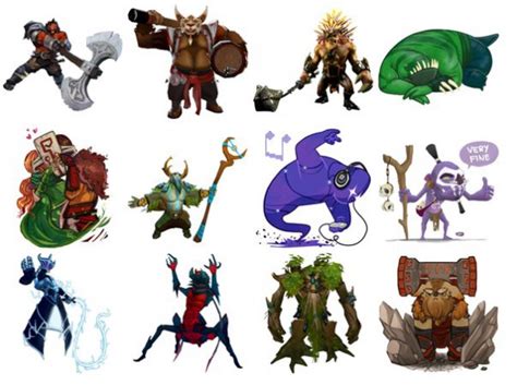 Стикеры Dota 2 для Телеграмма