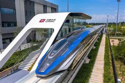 CRRC Rolls Out Completed 600 Km H Maglev Trainset News Railway