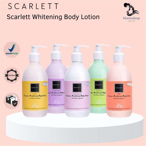 Jual Scarlett Whitening Body Lotion Body Lotion Mencerahkan Shopee