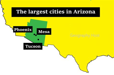 Top Largest Cities In Arizona By Population Geography Host