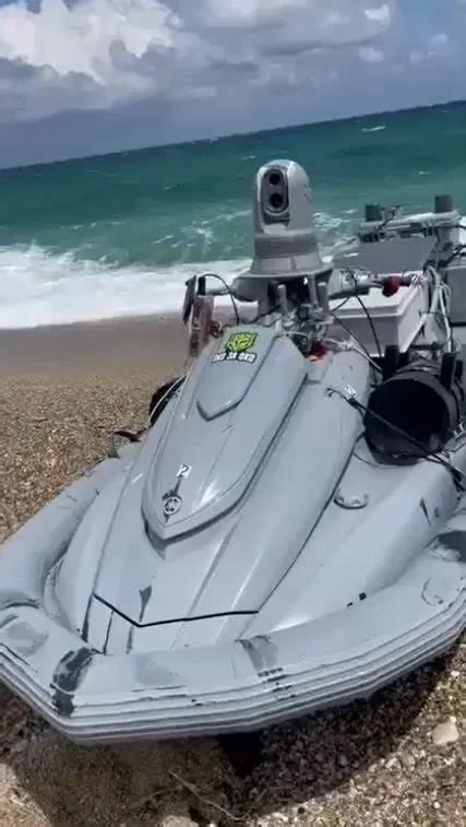 Explosives Packed Jet Ski Drone Appears Off Turkish Coast