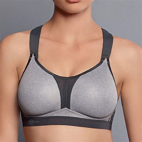 Soutien Gorge De Sport Sans Armatures Gris Anita Lemon Curve