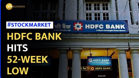 Hdfc Banks Q3 Earnings Fallout Continues As It Hits 52 Week Low