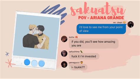 Sakusa Cares More Than Atsumu Thinks Sakuatsu Fluff Pov Ariana