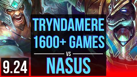 Tryndamere Vs Nasus Top M Mastery Points Games Triple