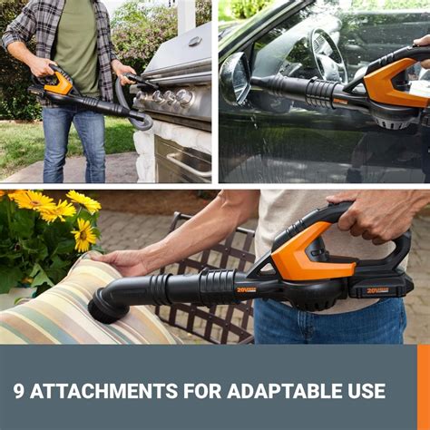 Worx 20V Cordless Leaf Blower WG545.1 Review | Leaf Blowers Review