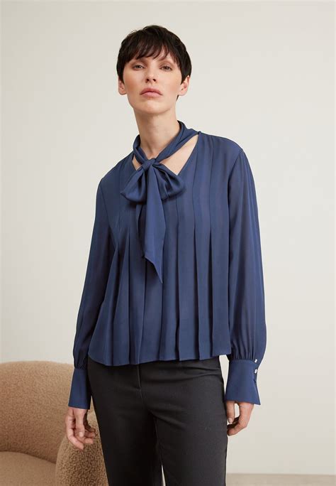 Boss Bijulia Blouse Dark Blue Bleu Zalando Be