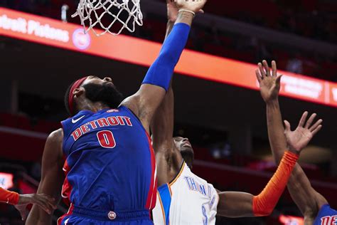 Pistons Vs Thunder Gamethread Game Time Tv Odds And More Detroit