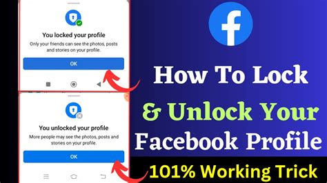 How To Lock Facebook Profile New Update How To Unlock Facebook