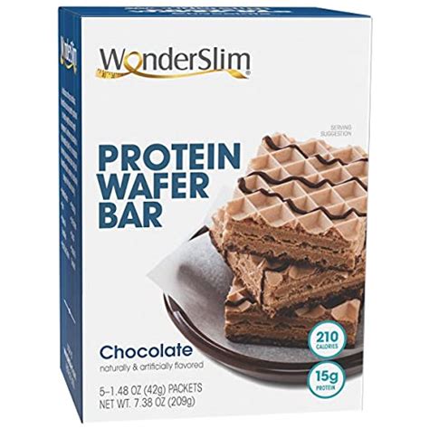 Reviews For Wonderslim High Protein Wafer Bar Chocolate Low Calorie Cholesterol Free 15g