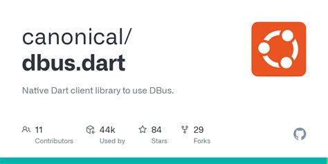 Github Canonical Dbus Dart Native Dart Client Library To Use Dbus